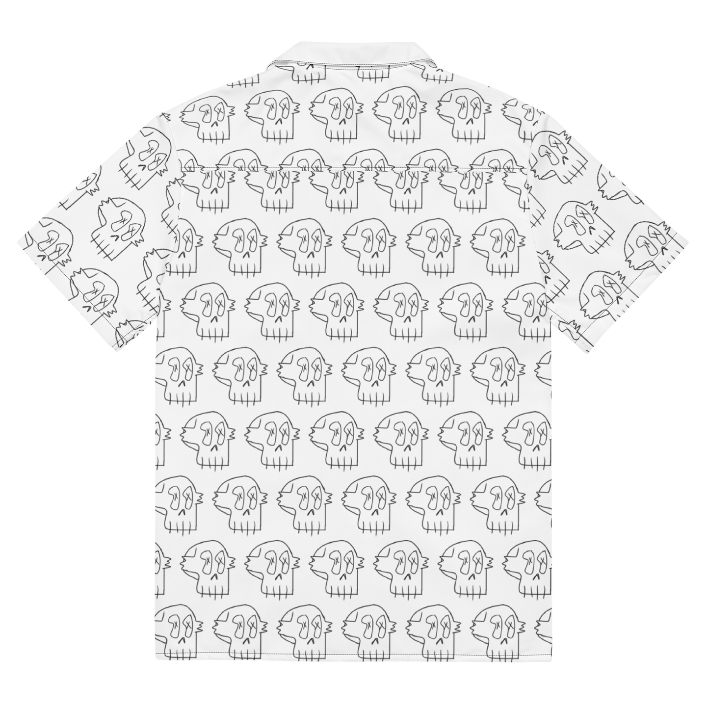 Multi Skull Unisex Button Shirt