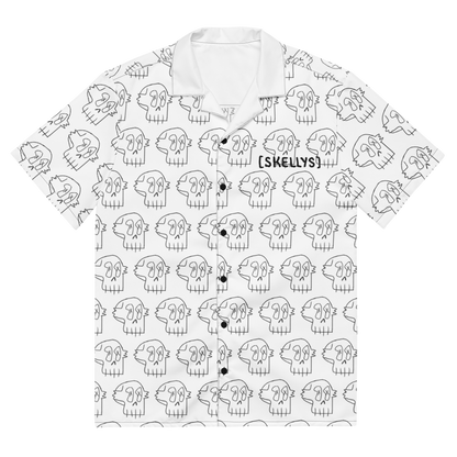 Multi Skull Unisex Button Shirt